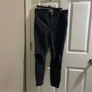 FREE PEOPLE CROPPED JEANS